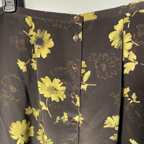 M.J.Carroll Women's‎ Full Length Skirt No Lining See Through Medium - Picture 2 of 5